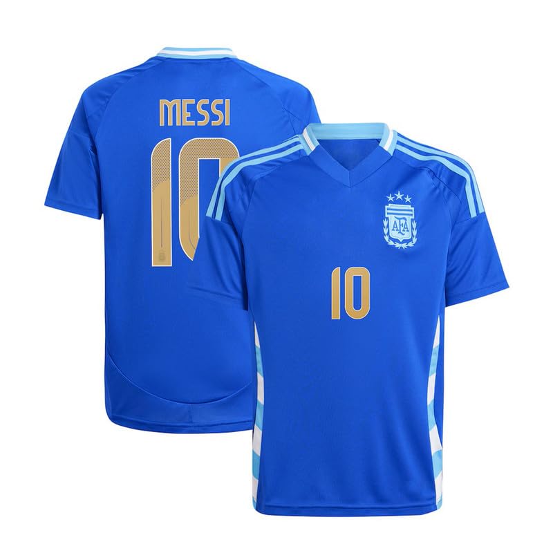 ウェア Argentina Soccer Uniform Messi Size XL Argentina Jersey Away Football Messi Jersey for Men & Boys(7